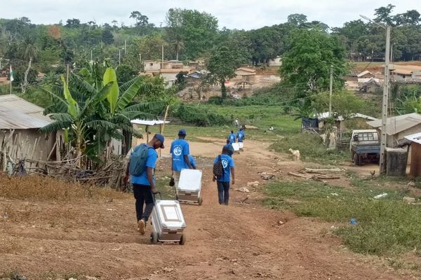 Tierärzte auf dem Weg