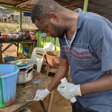 Sammlung von DNA-Proben durch Oberflächen-Abstriche in Maquis-Restaurants